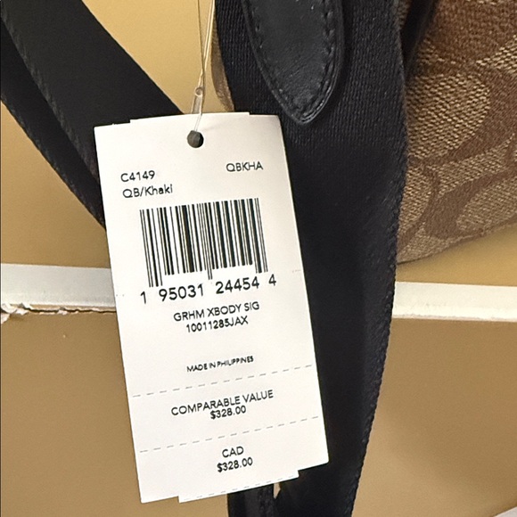 Coach Crossbody Signature Brand New Authentic 9x7 - Picture 2 of 9